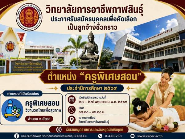 ประกาศวิทยาลัยการอาชีพกาฬสินธุ์ 
