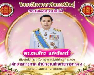 วิทยาลัยการอาชีพกาฬสินธุ์ ขอแสดงความยินดี